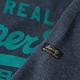 SUPERDRY 女裝 長袖 帽T 連帽套頭衫 Tonal VL Hoodie 靛藍 product thumbnail 6