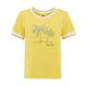 ILEY伊蕾 熱帶風情素色棉柔T恤(黃色；M-XL)1242161226 product thumbnail 5