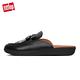 【FitFlop】SERENE DRAGONFLY LEATHER MULES 無後跟時尚穆勒鞋-女(黑色) product thumbnail 3