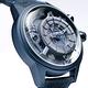 THE ELECTRICIANZ  Steel Blue Z - Leather 45mm 消光藍獨家電路發光手錶-ZZ-A4C/04-CLB product thumbnail 5