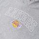 Mitchell Ness 帽T NBA Lakers 洛杉磯 湖人 灰 男款 內刷毛 連帽 MNHO008LAL product thumbnail 3
