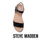 STEVE MADDEN-DONDDI經典真皮一字繫帶涼鞋-黑色 product thumbnail 7