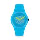 SWATCH New Gent 原創系列手錶OCEAN BLUR 迷濛藍(41mm) product thumbnail 2