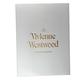 Vivienne Westwood 行星LOGO雙色條紋羊毛圍巾-藍色 product thumbnail 5