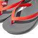 【FitFlop】IQUSHION ERGONOMIC FLIP-FLOPS輕量人體工學夾腳涼鞋-男(紅土色/錫灰色) product thumbnail 6