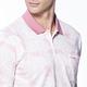 【Lynx Golf】男款吸排抗UV滿版樹葉圖樣胸袋款短袖POLO衫/高爾夫球衫-淺粉色 product thumbnail 6
