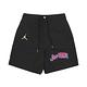 Nike 短褲 Jordan Shorts 男款 黑 抽繩 防潑水 運動褲 喬丹 大Logo FQ0361-010 product thumbnail 2