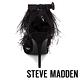 STEVE MADDEN-FEFE 羽毛綴飾圓釦細帶高跟涼鞋-黑色 product thumbnail 4