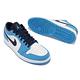 Nike 休閒鞋 Air Jordan 1 Low 運動 男鞋 經典款 喬丹一代 UNC配色 穿搭 白 北卡藍 553558-144 product thumbnail 8