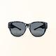 ALEGANT低調亞麻灰豹紋圓框全罩式寶麗來偏光墨鏡/外掛式UV400太陽眼鏡(包覆式/車用太陽眼鏡) product thumbnail 3