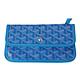 GOYARD St. Louis PM 防水帆布LOGO購物包(中-藍) product thumbnail 4