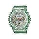 CASIO卡西歐 G-SHOCK 金屬光澤 半透明時尚 晶透綠 雙顯系列 GMA-S120GS-3A_45.9mm product thumbnail 2