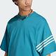 Adidas New C Tee IM2093 男 短袖 上衣 T恤 亞洲版 運動 休閒 垂肩 寬鬆 舒適 百搭 藍 product thumbnail 5