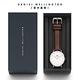 Daniel Wellington DW 手錶 Classic Bristol 40mm深棕真皮皮革錶 絕版 DW00100023 product thumbnail 8