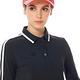 【Lynx Golf】首爾高桿風格！女款吸排抗UV內刷毛保暖配色邊條不對稱下擺設計長袖POLO衫/高爾夫球衫(二色) product thumbnail 13