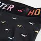 Hollister 經典刺繡滿版小海鷗文字貼身內褲-黑色 product thumbnail 2