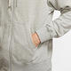 NIKE NSW CLUB HOODIE FZ FT男套頭連帽外套 -灰-BV2649063 product thumbnail 3