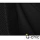 細麻花針織斜荷葉下擺魚尾短裙 (黑色)-Q-chic product thumbnail 6