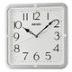 SEIKO 日本精工 方型 靜音滑動式秒針 時鐘(QXA685S)銀框/28X28cm product thumbnail 2