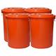 G+居家 垃圾桶萬用桶冰桶儲水桶-106L(4入組)-附蓋附提把 隨機色出貨 product thumbnail 2
