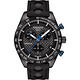 TISSOT 天梭 官方授權 PRS516 三眼計時腕錶 送禮推薦-黑/42mm T1004173720100 product thumbnail 2