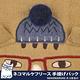Kusuguru Japan手提包 日本眼鏡貓NEKOMARUKE貓丸系列毛帽造型羊毛絨素材手提萬用包-贈掛飾 product thumbnail 6