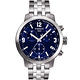 TISSOT 天梭 官方授權 PRC 200 競速三眼計時腕錶-藍/42mm T0554171104700 product thumbnail 2