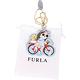 FURLA LADY BLOGGER 腳踏車時髦熊牛皮鑰匙圈 product thumbnail 4