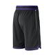 NIKE 短褲 男款 運動褲 NBA球褲 湖人隊 AS LAL MNK DF DNA SHRT 10IN 黑紫 DZ3687-010 product thumbnail 2