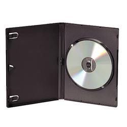 DigiStone 單片光碟片精裝優質軟盒/黑色 100PCS
