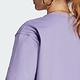 Adidas Tee IA6462 女 短袖 上衣 T恤 運動 休閒 經典 三葉草 寬鬆 棉質 舒適 穿搭 紫 product thumbnail 6