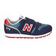 NEWBALANCE 男中童休閒運動鞋-WIDE-373系列 N字鞋 NB YZ373JA2 丈青紅白 product thumbnail 2