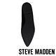 STEVE MADDEN-ADLEY 後跟拼接豹紋帶尖頭平底鞋-絨黑 product thumbnail 5