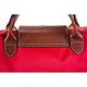 Longchamp 折疊大型短提把摺疊水餃包/旅行袋 (深莓紅色/大) product thumbnail 9