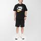 Nike 短袖上衣 NSW Premium Tee 男款 黑色 四勾 大LOGO 環保材質 短T DV3317-010 product thumbnail 5