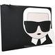 KARL LAGERFELD K/Ikonik 卡爾 老佛爺防刮皮萬用手拿包(黑色) product thumbnail 3