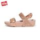 【FitFlop】LULU GLITTER BACK-STRAP SANDALS經典亮片後帶涼鞋-女(玫瑰金) product thumbnail 3