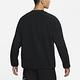 Nike 大學T NSW Sweatshirts 男款 調節身體熱量 圓領 棉質 口袋 穿搭 黑 橘 DQ5062-010 product thumbnail 4