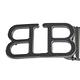 BALLY BB LOGO經典穿扣式牛皮雙面皮帶(灰/黑) product thumbnail 3