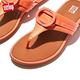 【FitFlop】GRACIE RUBBER-CIRCLET LEATHER TOE-POST SANDALS 圓扣造型夾腳涼鞋-女(珊瑚色) product thumbnail 6