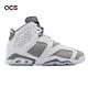 Nike Air Jordan 6 Retro GS 大童鞋 女鞋  Cool Grey 6代 喬丹 休閒鞋 384665-100 product thumbnail 5