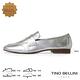 Tino Bellini 巴西進口輕奢質感牛皮樂福便鞋-銀 product thumbnail 3