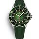 elegantsis 海軍陸戰隊兩棲 機械錶 鈦金屬 防水300米 矽膠手錶-綠色/44mm product thumbnail 3