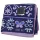 ANNA SUI 優雅蝴蝶圖騰字母LOGO刺繡小方巾(紫底) product thumbnail 2