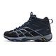 Merrell 戶外鞋 Moab FST 2 MID GTX 男鞋 登山 越野 中筒 耐磨 黃金大底 防潑水 藍 黑 ML034209 product thumbnail 3