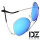 DZ 飛官焦點 抗UV 偏光太陽眼鏡墨鏡(銀框冰藍膜) product thumbnail 7