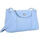 LONGCHAMP Le Pliage Cuir 小羊皮斜背包(水藍色) product thumbnail 3