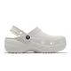 Crocs 布希鞋 Classic Platform Clog W 女鞋 白 洞洞鞋 厚底 涼拖鞋 卡駱馳 206750100 product thumbnail 4