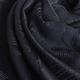 EMPORIO ARMANI 義大利製字母大老鷹LOGO圖騰雙色配羊毛圍巾(深藍/黑灰) product thumbnail 5