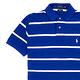 Polo Ralph Lauren 經典小馬條紋Polo衫(Custom)-寶藍色 product thumbnail 3